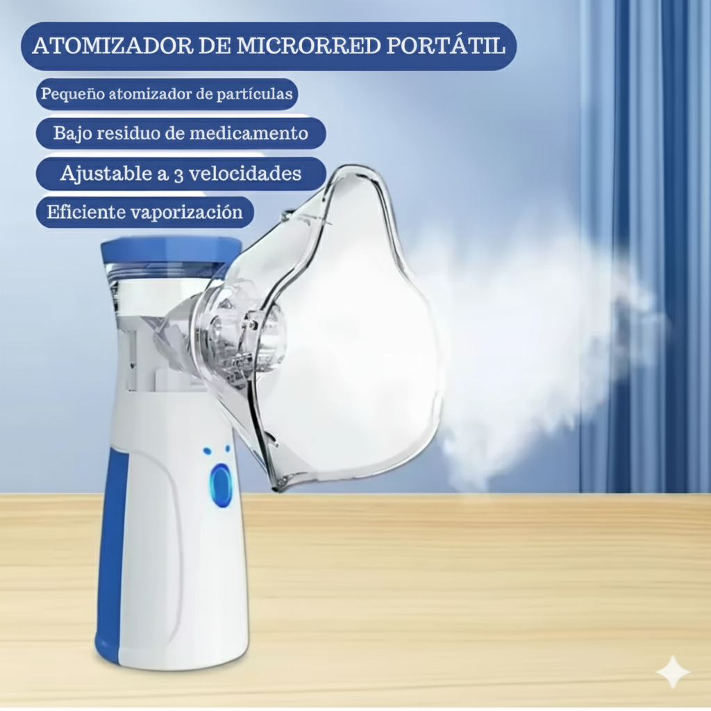 🌟 Alivio Respiratorio Inmediato con Tecnología Recargable + Envío Gratis