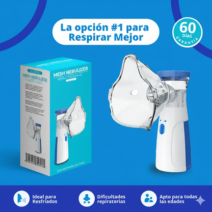 🌟 Alivio Respiratorio Inmediato con Tecnología Recargable + Envío Gratis